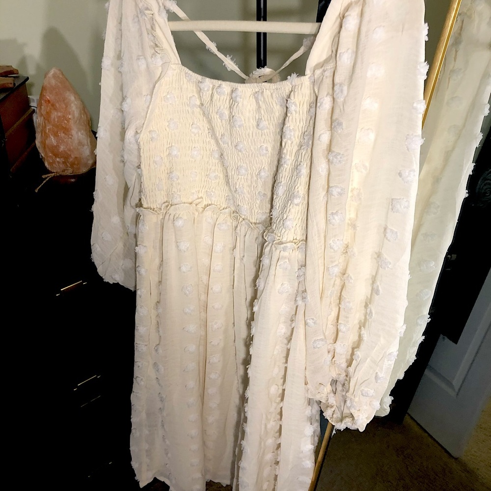 Babydoll style Cream colored dress